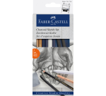 Houtskool Faber-Castell set 7-delig