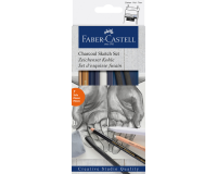 Fusain Faber-Castell set 7 pièces