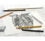 Houtskool Faber-Castell set 7-delig