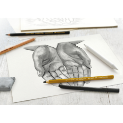 Houtskool Faber-Castell set 7-delig