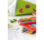 Faber Castell Jumbo Grip colored pencils set of 5 assorted pieces