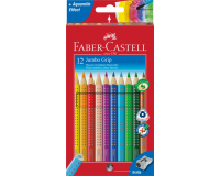 Crayons de couleur Faber Castell Jumbo Grip étui 5 pièces assorti