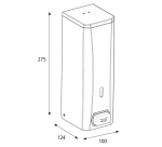 Katrin 982517 metal soap dispenser 1000ml white