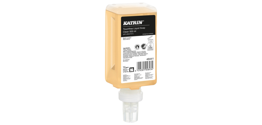 Savon mains Katrin Pure Neutral Touchfree 48441 liquide 500ml