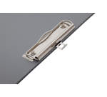 Klembord MAUL A4 staand PVC zilvergrijs