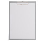 Klembord MAUL A4 staand PVC zilvergrijs