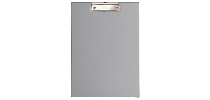 Klembord MAUL A4 staand PVC zilvergrijs