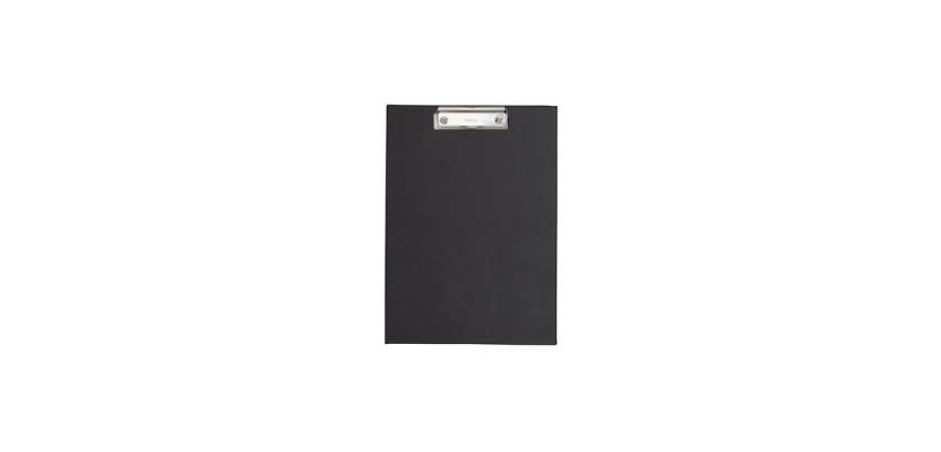 MAUL Klemmbrett A4 Hochformat + schwarze PVC-Tasche