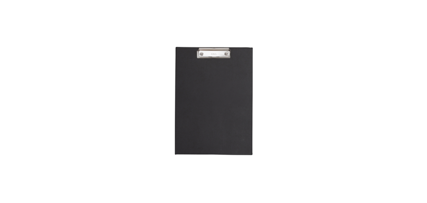 Porte-bloc MAUL A4 portrait + pochette PVC noir