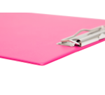 Neon Pink PVC Portrait A4 Clipboard MAUL