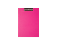 Porte-bloc MAUL A4 portrait PVC néon rose