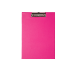 Porte-bloc MAUL A4 portrait PVC néon rose