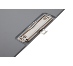 Maul A4 portrait clipboard with flap and silver-gray pen ball
