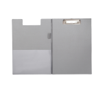 Maul A4 portrait clipboard with flap and silver-gray pen ball