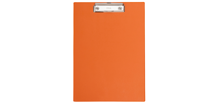 Porte-bloc MAUL A4 portrait PVC néon orange