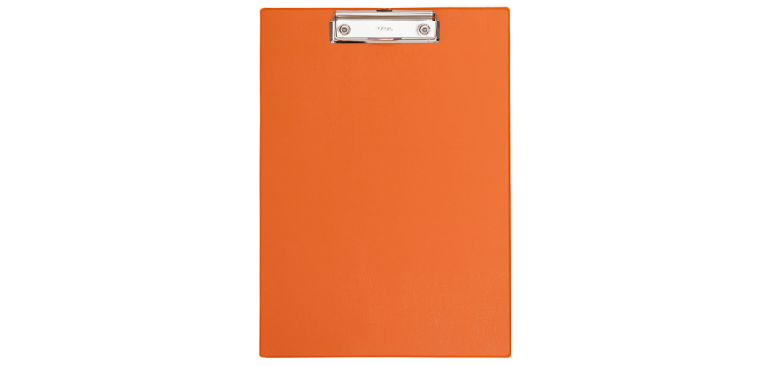 MAUL clipboard A4 portrait PVC neon orange