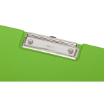 Maul A4 Portrait Clipboard with Flap and Pen Loop, Neon Green PVC