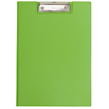 Porte-bloc à rabat Maul A4 portrait avec boucle-stylo PVC néon vert