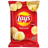 Lay's Natural Chips - 175 g Bag