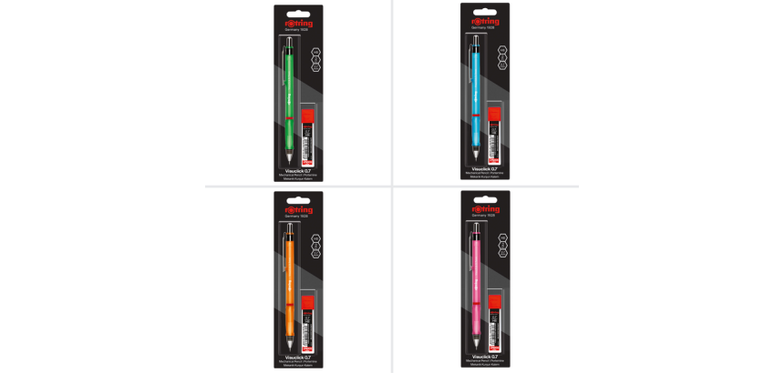 Portemine rOtring Visuclick 2B 0,7mm assorti