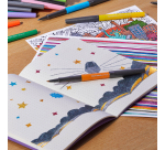 Fineliner Paper Mate Flair Metallic Medium assorted blister 6 pieces
