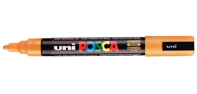 Marqueur peinture Posca PC5M Medium orange