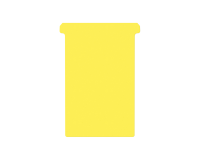 Fiche-T pour planning Djois Format 4 107mm jaune 100 pièces