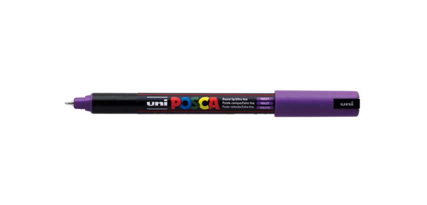 Marqueur peinture Posca PC1MR Extra Fin violet