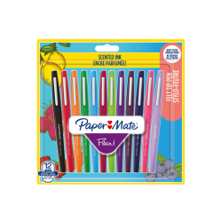 Fineliner Paper Mate Flair met geur blister à 12 kleuren