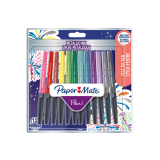 Fineliner Paper Mate Flair Metallic 12 pièces assorti