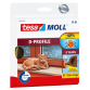 Joint de calfeutrage tesamoll® forme-D caoutchouc 6mx9mm brun