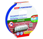 tesa® Powerbond Outdoor Double-Sided Mounting Tape 5m x 19mm Transparent