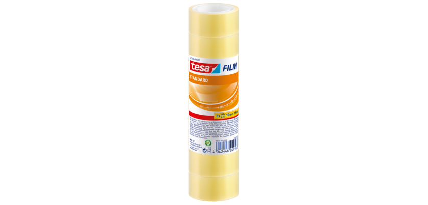 tesafilm® Standard Adhesive Tape 10mx19mm Transparent 8 Rolls