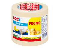Ruban de masquage tesa® Economy 2x 50mx30mm + 2x 50mx19mm lot promo