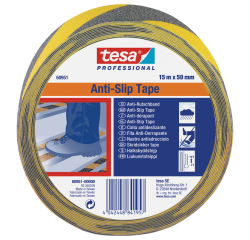 Ruban antidérapant tesa® Professional 60951 15mx50mm noir/jaune