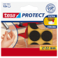 Beschermvilt tesa® Protect anti-kras  Ø22mm bruin 12 stuks