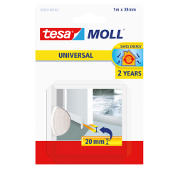 Ruban de calfeutrage  tesamoll® Universal porte 1mx38mm blanc