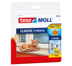 Joint de calfeutrage tesamoll® profl-P caoutchouc 6mx9mm blanc