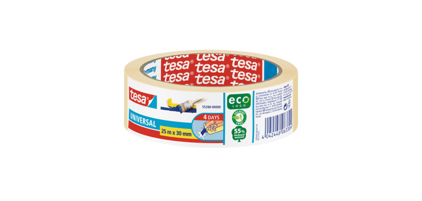 tesa® Economy Masking Tape 25mx30mm Yellow