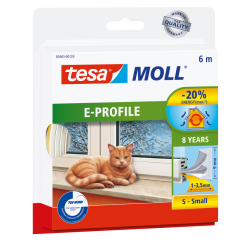 DE_Moll CLASSIC Calfeutrage caoutchouc Profil E, blanc
