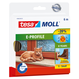 DE_Moll CLASSIC Calfeutrage caoutchouc Profil E, marron