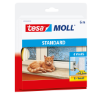 Joint de calfeutrage tesamoll® Standard profil-I adhésif 6mx9mm blanc
