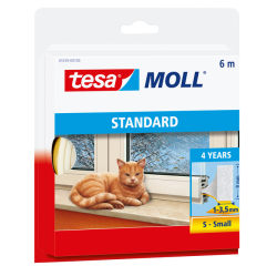 De_moll standard calfeutrage mousse, autoadhésif,9 mm x 6m