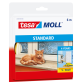 Tochtstrip tesamoll® Standard I-Profiel zelfklevend 6mx9mm wit