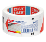 Ruban de marquage sol tesa® 50mx50mm Distanciation sociale rouge-blanc