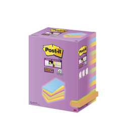 Memoblok Post-it 655 127x76mm assorti 16 stuks