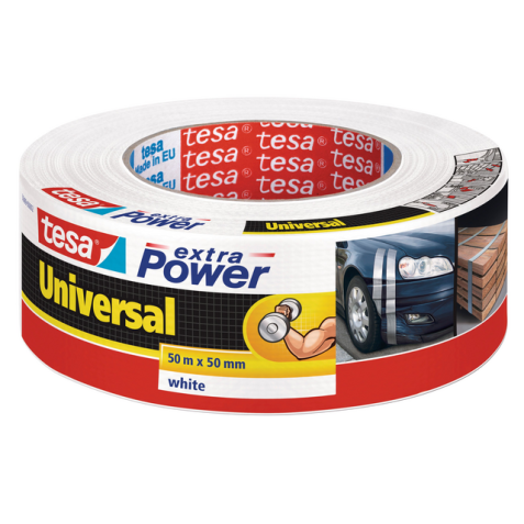 Duct tape tesa® extra Power Universal 50mx50mm wit