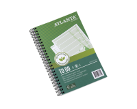 Things To Do Djois Atlanta Jungle recyclé 125x195mm 100 feuilles 70g vert 2 pièces