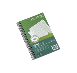 Things To Do Djois Atlanta Jungle recyclé 125x195mm 100 feuilles 70g vert 2 pièces