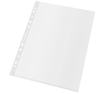 Punched pockets Esselte A4 recycled Polypropylene 7/100th grained - Box of 100